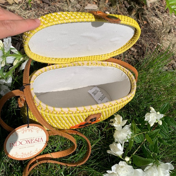 ✨Handmade new boho rattan bag wicker purse - Picture 3 of 6